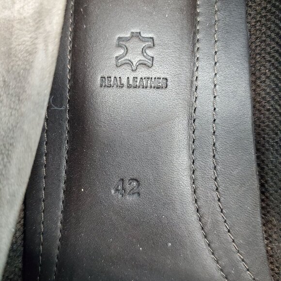 Ecco Shoes Womens EU 42 US 11 Brown Leather Touch Ballerina 2 Flats - Picture 3 of 10